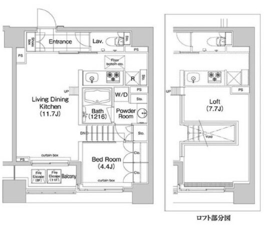 コンフォリア新川の物件間取画像